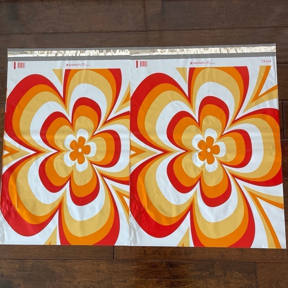 20 Pack - 19x24” XXL Flower Power Poly Mailers